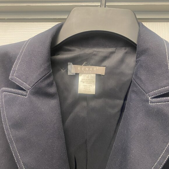 Kenar Women's 2-Piece Skirt Suit - Sz 10 - Picture 2 of 3